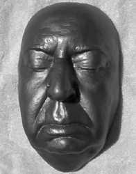 Hitchcock death mask